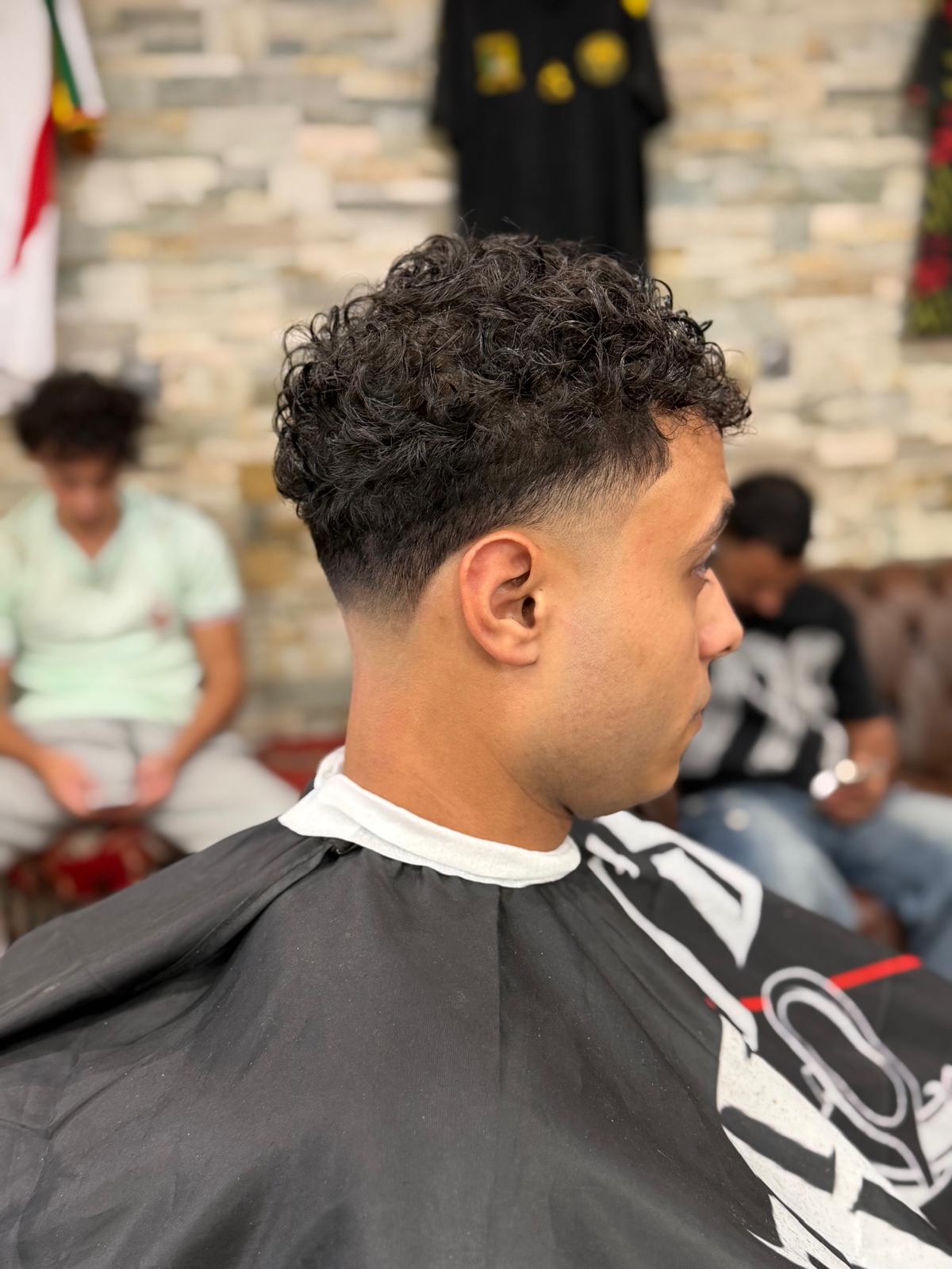 Dégradé avec boucles naturelles